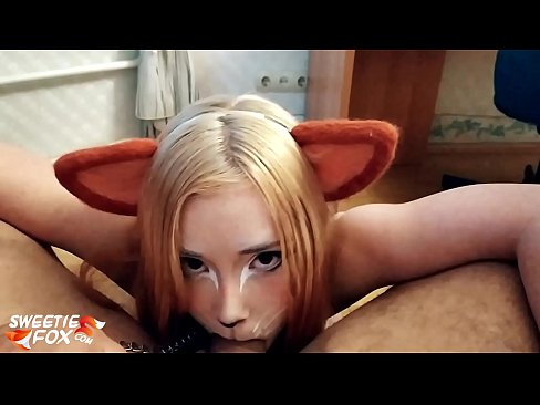 ❤️ Kitsune nqos dick thiab cum hauv nws lub qhov ncauj ️❌  Porno  ntawm peb  Ib ❤